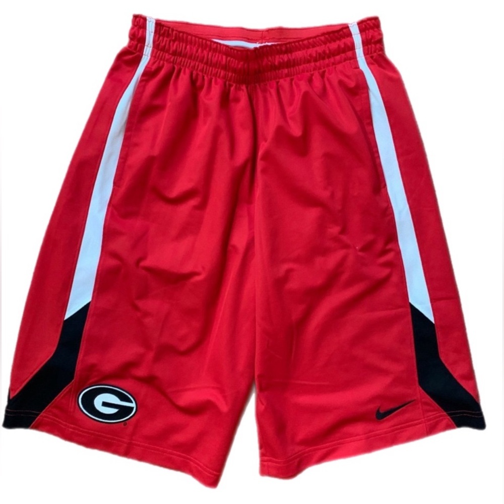 Nike Dri-Fit Men’s UGA Football Long Athletic Shorts - Size M - LIKE NEW